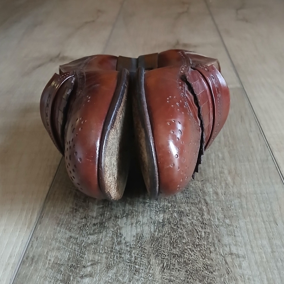 Salvatore Ferragamo loafers in Brown leather, Size 7.5 - Picture 5 of 8